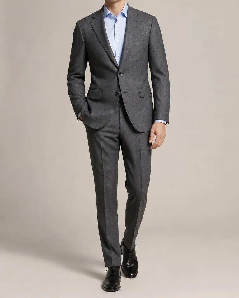 Grey Birdseye 2-Piece