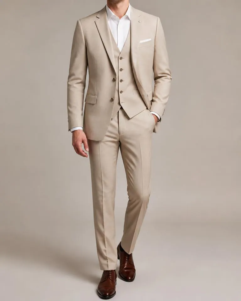 Beige 3-Piece