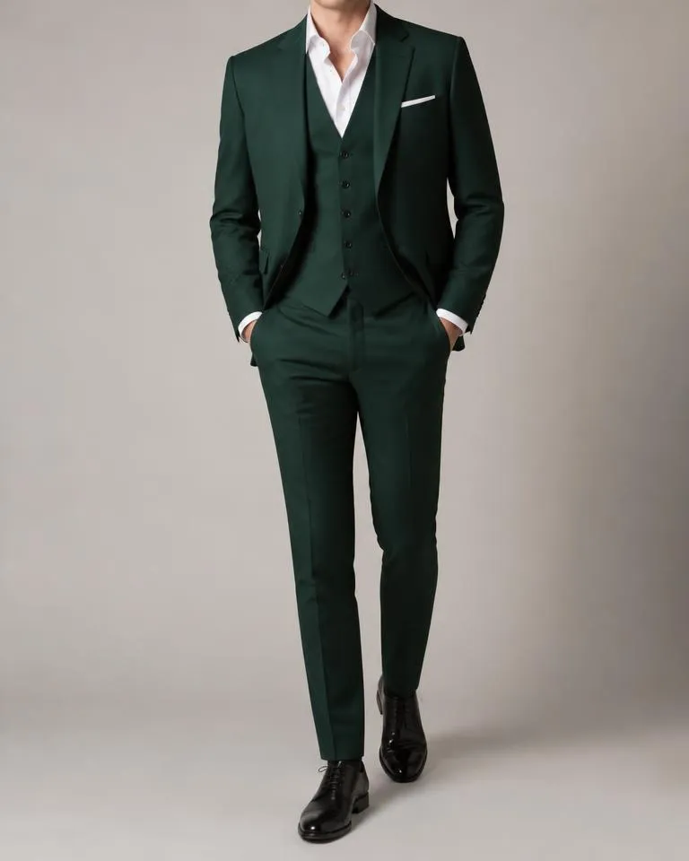 Bottle Green 3-Piece