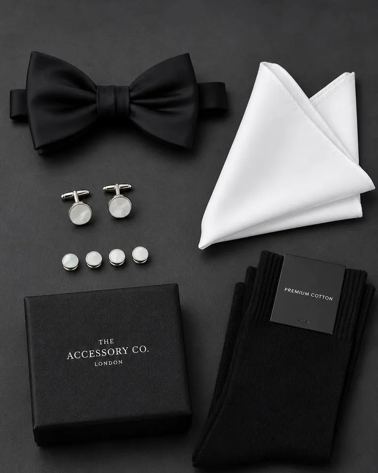 Black Tie Accessory Set
