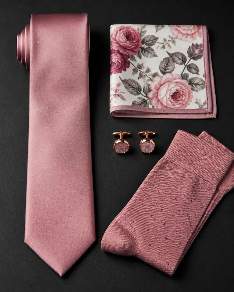 Dusty Rose Accessory Set