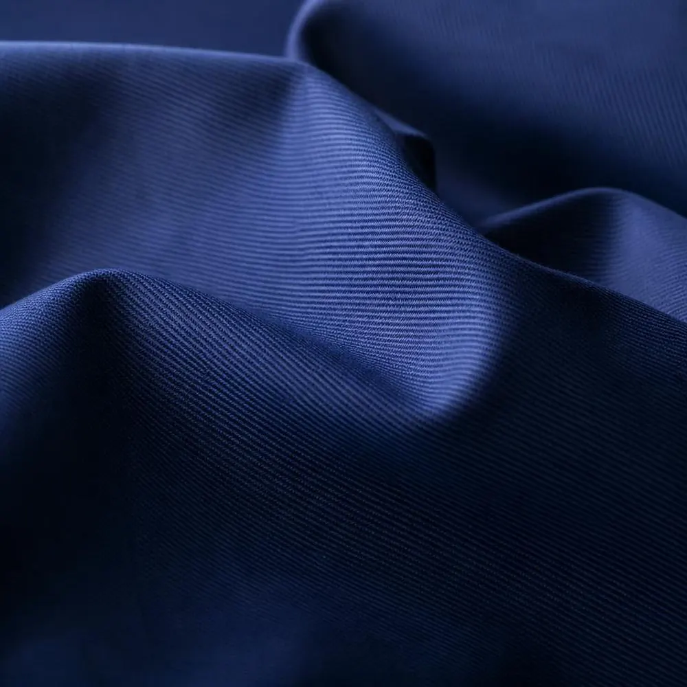 Oxford Blue Cashmere fabric — 90% Wool / 10% Cashmere