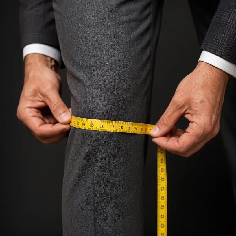 How to measure knee with a tape measure