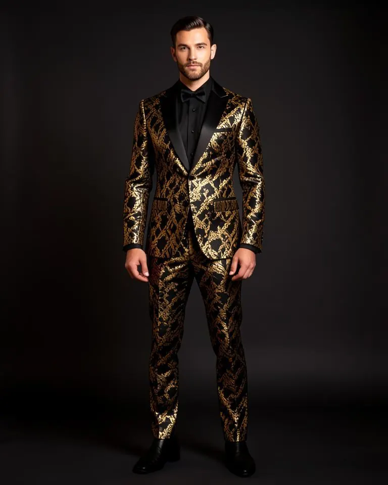 Jacquard Party Suit