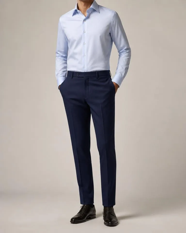 Sky Blue Cotton Shirt