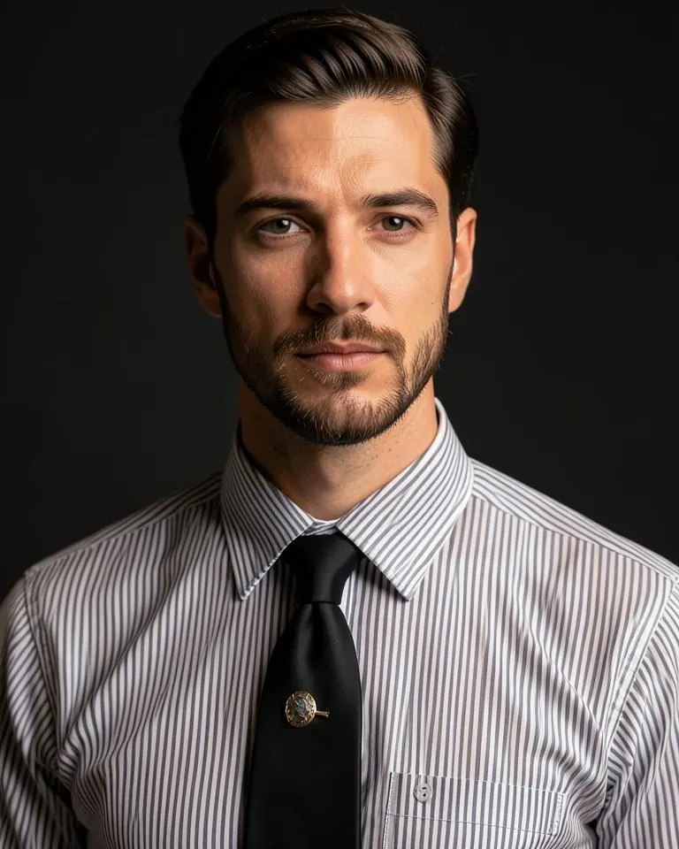 Club & Pin Collar Shirt