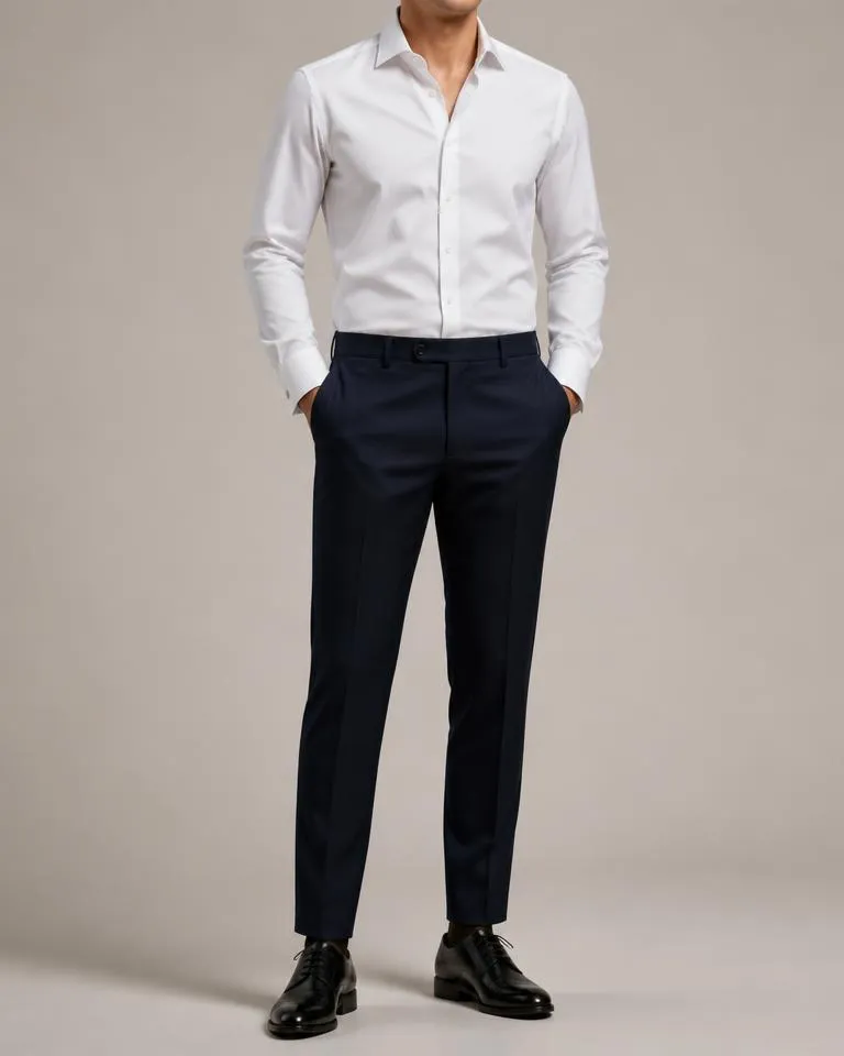 White Cutaway Shirt