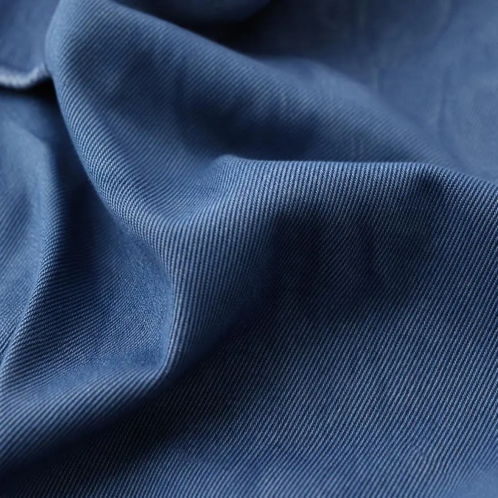 Denim Blue Twill fabric — 100% Cotton Twill