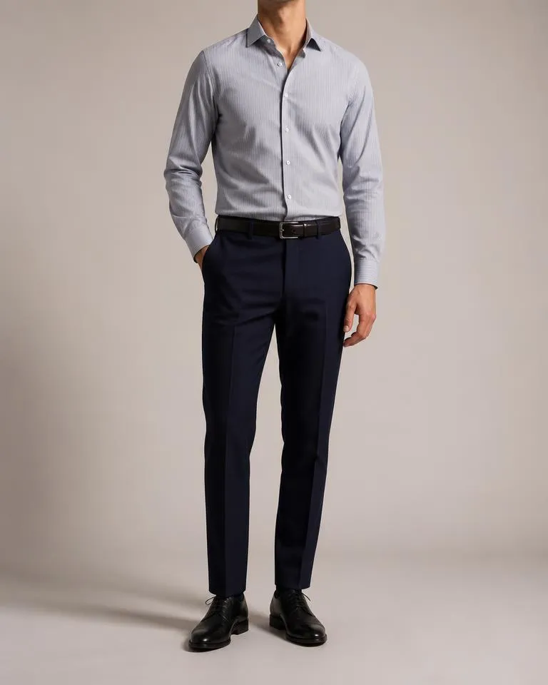 Grey Stripe Shirt