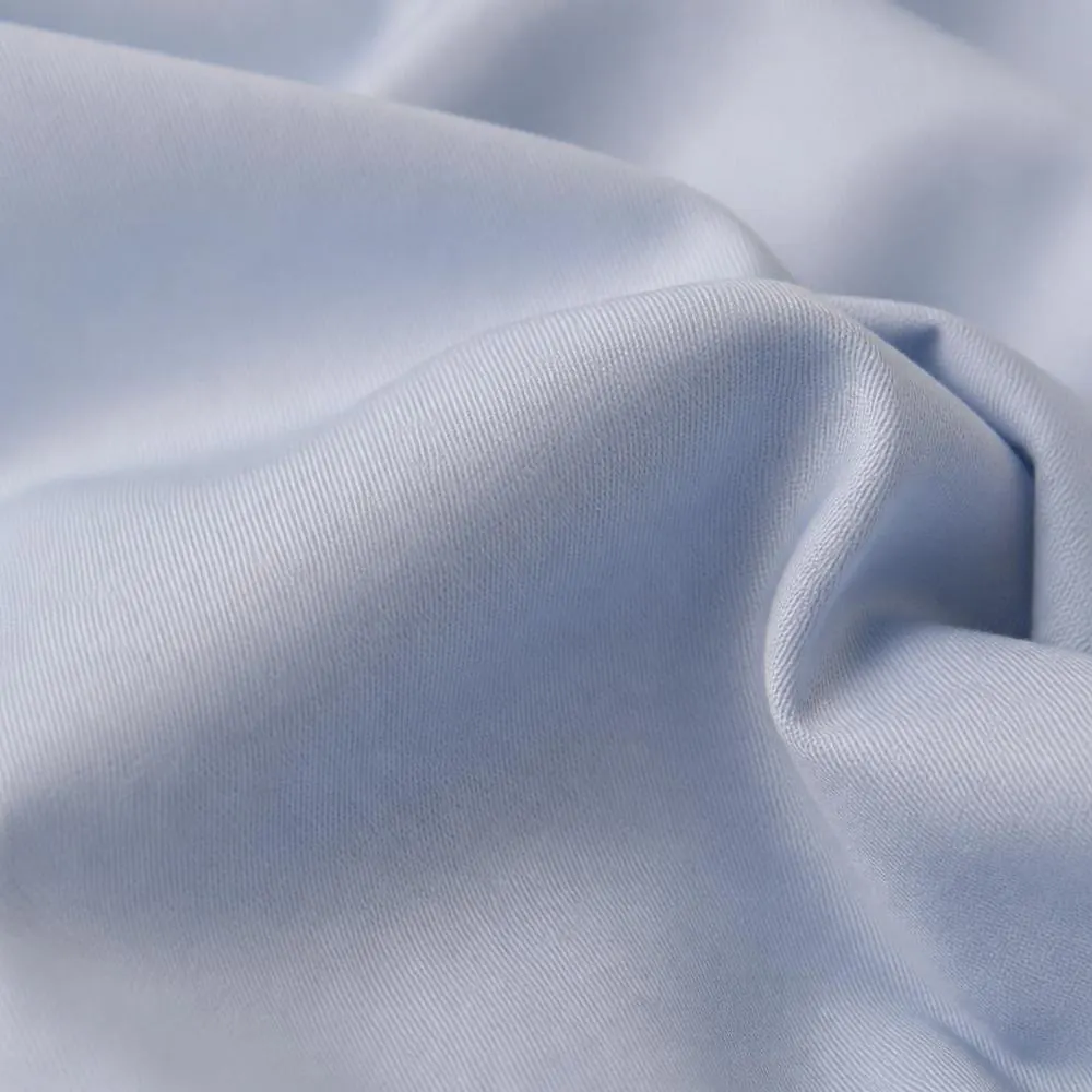 Ice Blue Twill fabric — 100% Egyptian Giza Cotton, 120/2