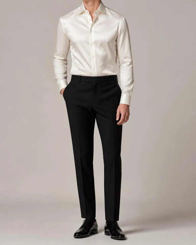 Ivory Silk Shirt