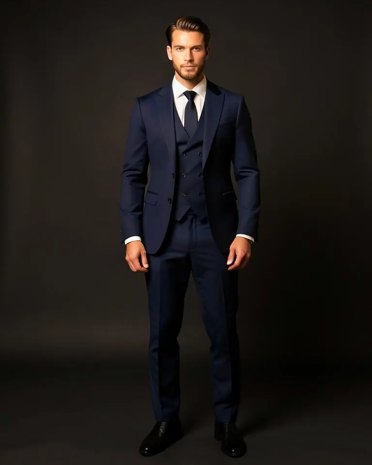Double Breasted Waistcoat 3-Piece
