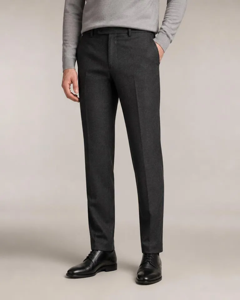 Charcoal Wool Trouser