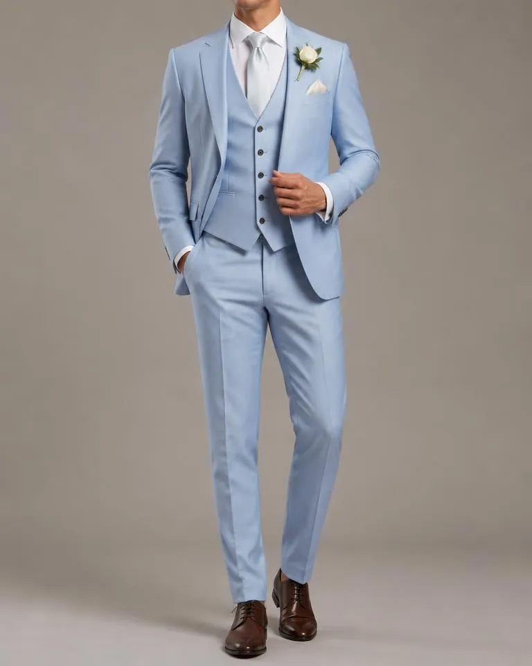 Powder Blue Wedding 3-Piece