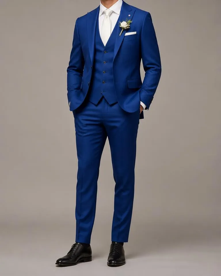 Royal Blue Wedding 3-Piece
